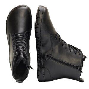ZAQQ Quintic Vegan Barefoot Winter Boots in Black with Zipper size EU37
